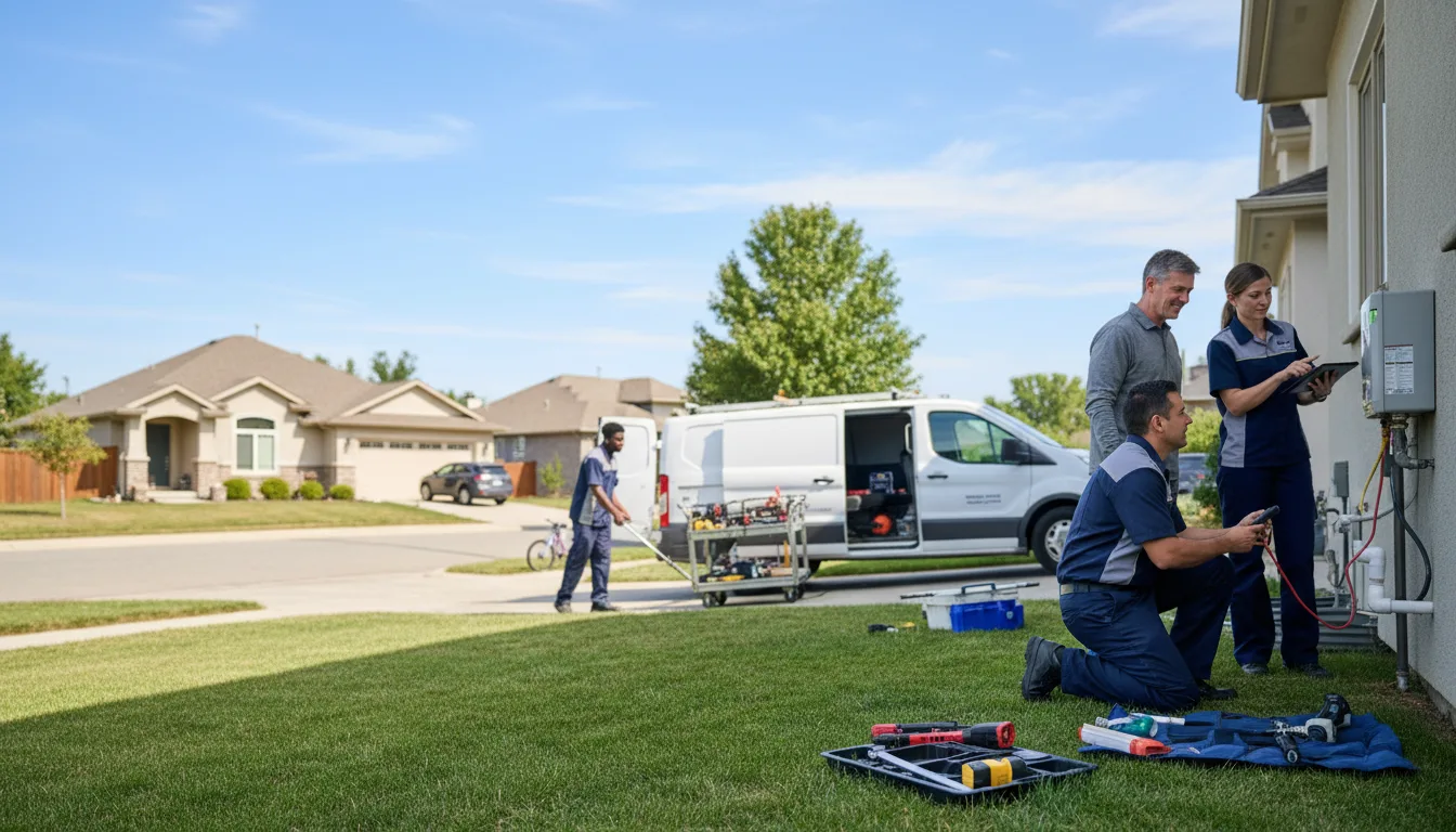 Tankless water heater service in Itasca, TX